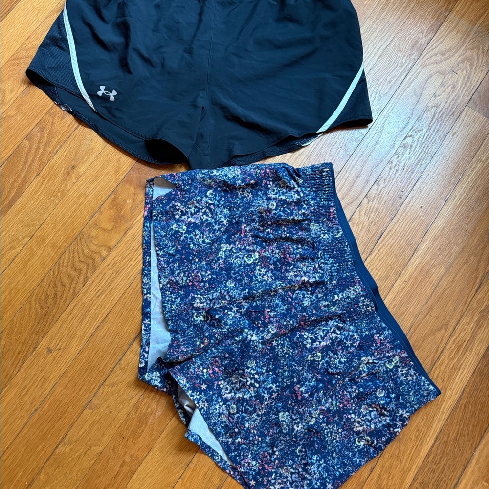 GAPFit and Under Armor Running Shorts Size L